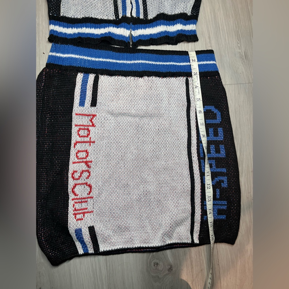 Hi Speed Sweater Skirt Set size (L)
Blue/combo - Picture 6 of 9